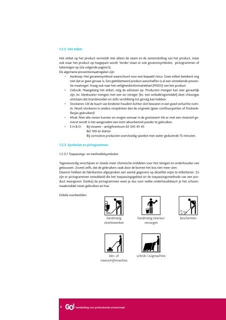 Handleiding voor professionele schoonmaak - GO! onderwijs van de ...