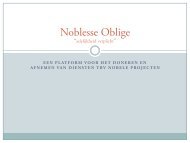 Noblesse Oblige