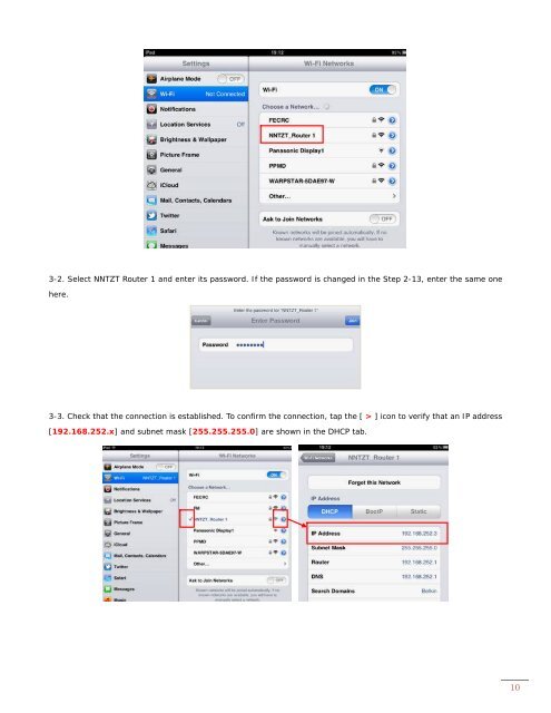 Connecting an iOS Device via Router - Furuno USA