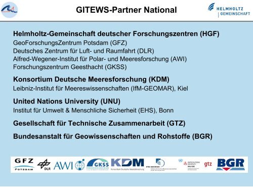 The German-Indonesian Tsunami Early-Warning System - FZK