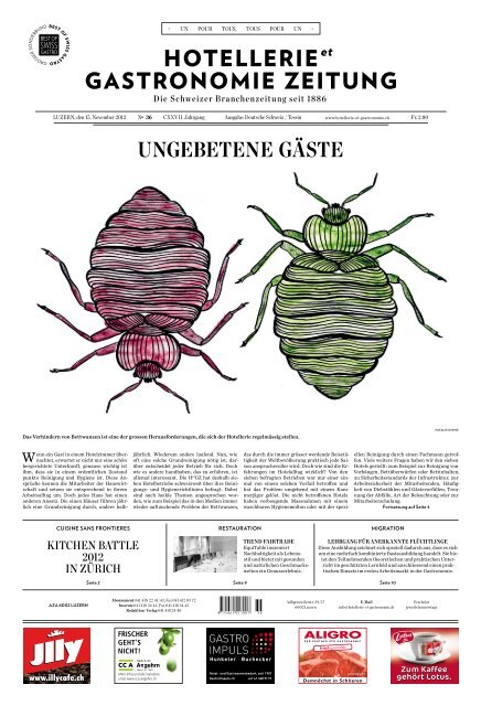 UNGEBETENE GÄSTE - Hotellerie et Gastronomie Verlag