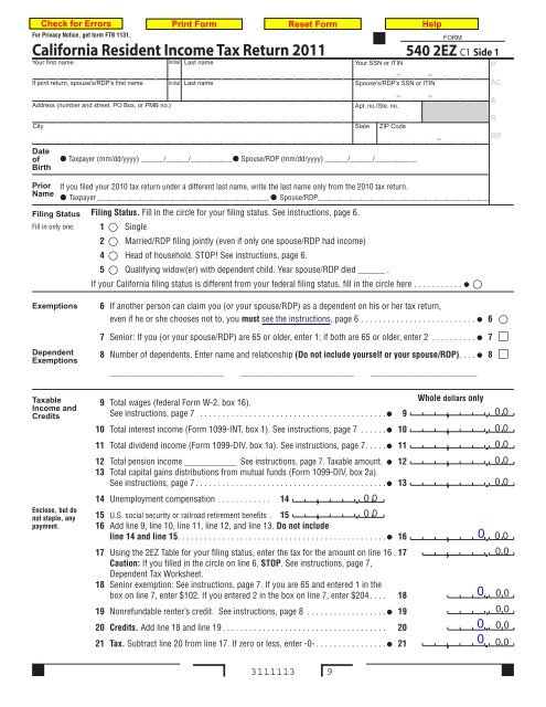 Ftb Form 540 2ez Tax Table Brokeasshome ftb-form-540-2ez-tax-table-brokeasshome