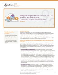 Safeguarding Sensitive Data in the Cloud and Virtual ... - ADN