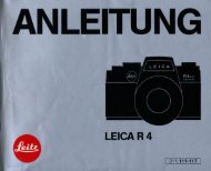 leica r4 - Fotomechanik Reinhardt