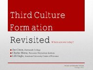 Third Culture Formation Revisited - Forum on Education Abroad