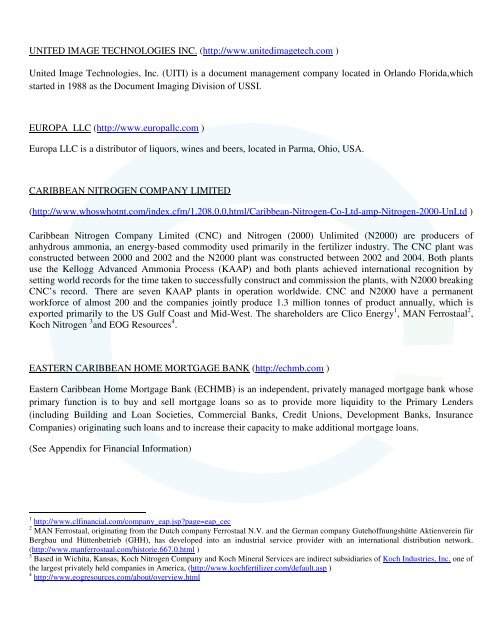 CL Financial Limited - Caribbean Centre for Money and Finance