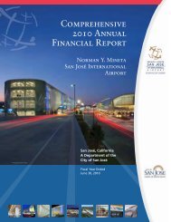 Comprehensive Annual Financial Report - San Jose International ...