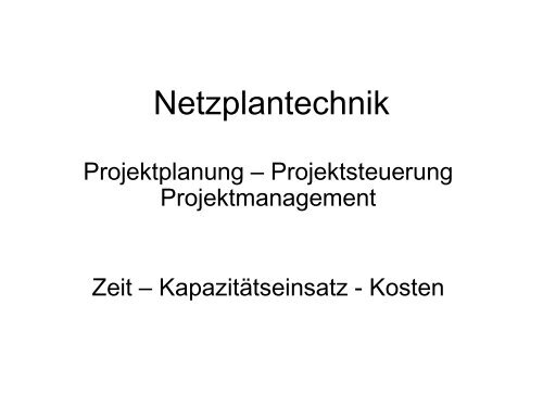 Netzplan