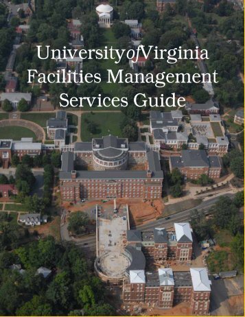 Services Guide - Facilities Management - University of Virginia