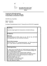 Protokoll des Stufenelternabends am Montag, den 13. Mai ... - GaK
