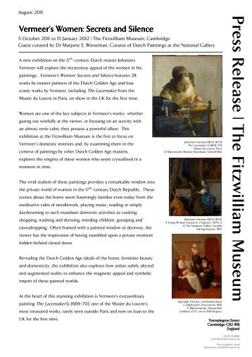Download press release - The Fitzwilliam Museum