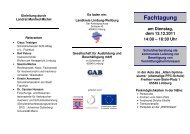 Fachtagung 2011 Flyer Einladung - Landkreis Limburg-Weilburg