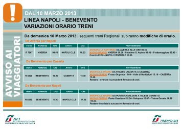 Consulta le locandine con i dettagli dei treni (.pdf 2607 KB) - FSNews