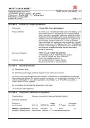 SAFETY DATA SHEET - Flame Guard