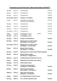 Vorberetung I. Mannschaft - FSV Gescher