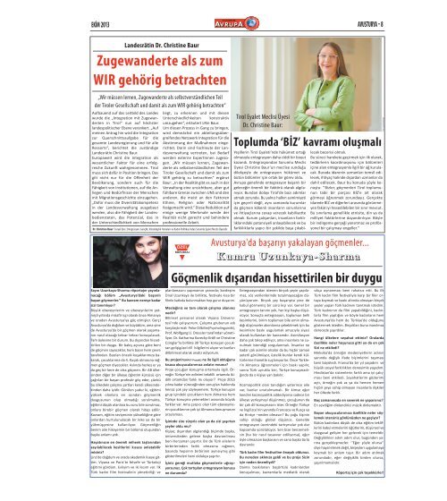 EUROPA JOURNAL - HABER AVRUPA OKTOBER 2013