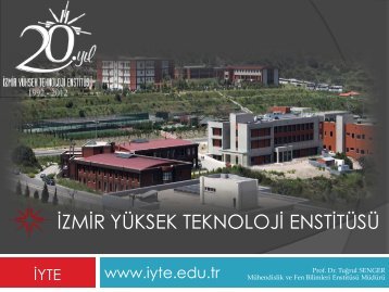 İzmir Yüksek Teknoloji Enstitüsü - 7. Çerçeve Programı