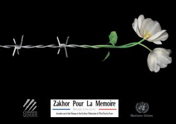 invitation - Fondation pour la Mémoire de la Shoah