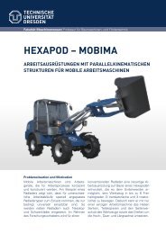 Offerte zum HEXAPOD-MOBIMA-Projekt 2012 - Baumaschine.de