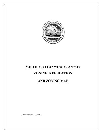 Zoning Regulation - Gallatin County, Montana