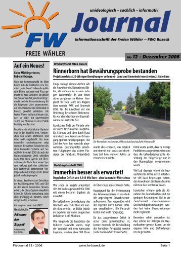 Journal - FWG Buseck