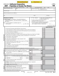 Schedule R-7 - California Franchise Tax Board Schedule R-7 - California Franchise Tax Board