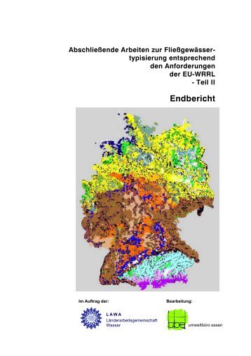 „Abschließende Arbeiten zur Fließgewässertypisierung ...