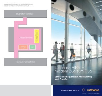 Lufthansa AIRail – mit dem Zug zum Flug - Flughafen Frankfurt