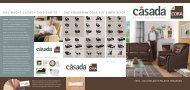 Casada Polster Cora-Broschüre als PDF-Download - Flamme-Möbel