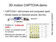 3D motion CAPTCHA demo - FRUCT