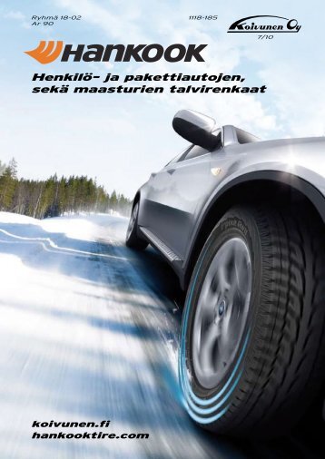 Henkilö- ja pakettiautojen, sekä maasturien talvirenkaat - Fixus