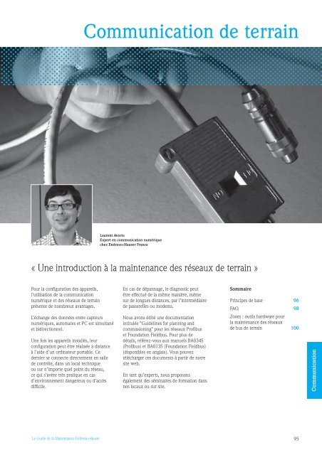Conseils et astuces pour la communication de ... - Endress+Hauser