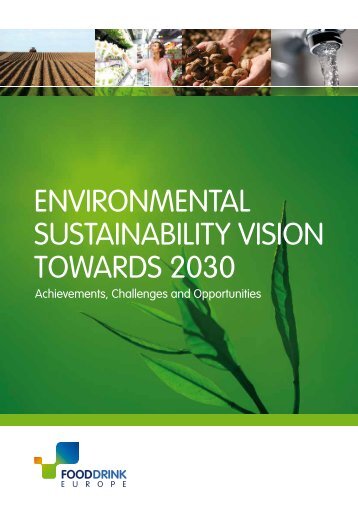 environmental sustainability vision towards 2030 - FoodDrinkEurope