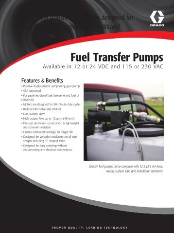 Fuel Transfer Pumps - Flamingo Shop Serv