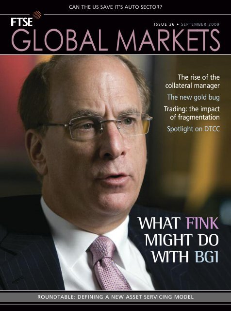 WHAT FINK MIGHT DO WITH BGI - FTSE