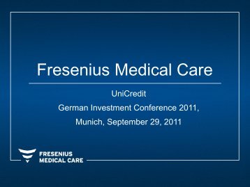 Presentation - Fresenius Medical Care