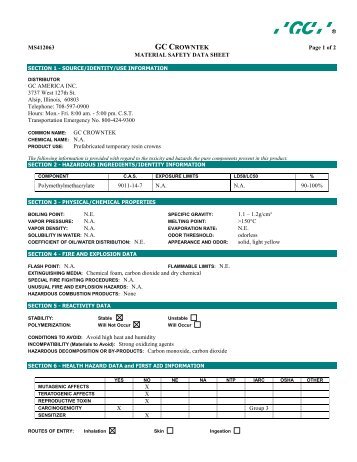 GC CROWNTEK - GC America