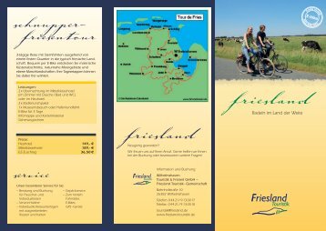 Radeln im Land der Weite - Friesland-Touristik Gemeinschaft