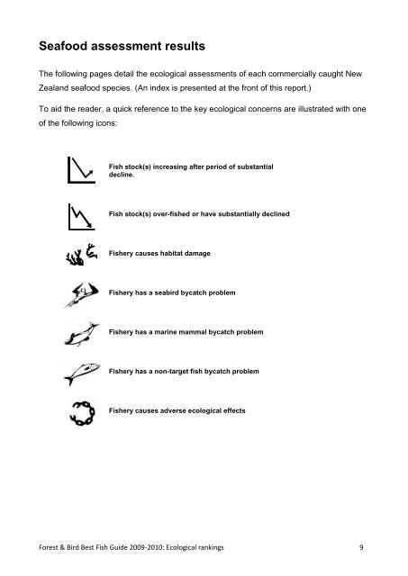 Best Fish Guide 2009-2010 - Forest and Bird