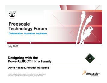 Designing with the PowerQUICC® II Pro Family