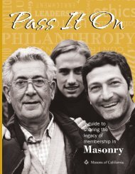 Pass It On Guide (PDF - 2MB) - Freemason.org