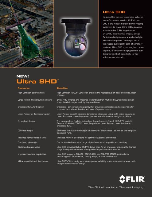 Ultra 9HD - Flir Systems