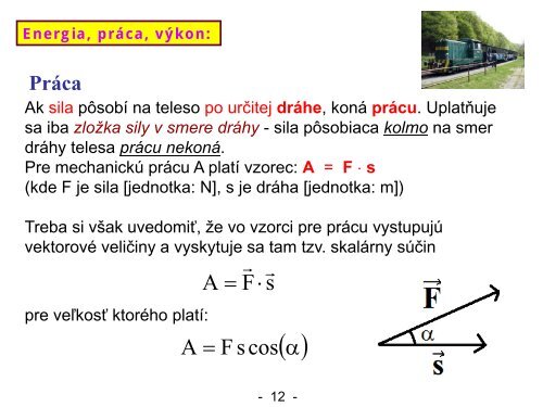 Energie vzorec