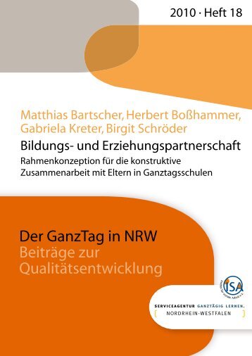 Ganztag Heft 18 - GanzTag in NRW