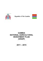 gambia national agricultural investment plan (gnaip) - GAFSP
