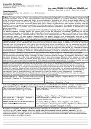 Inspection Certificate Log cabin FRB28-2924P (28 mm, 290x235 cm ...