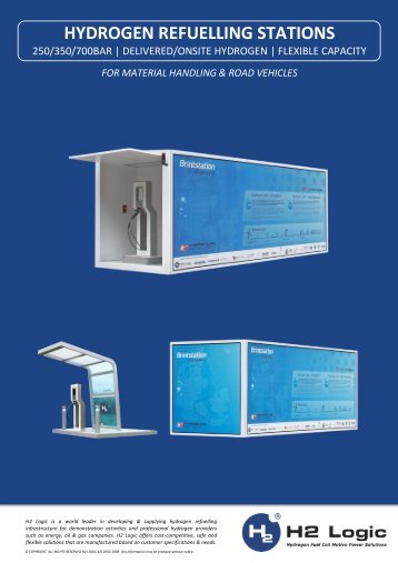 HYDROGEN REFUELLING STATIONS - Fuel Cell Markets