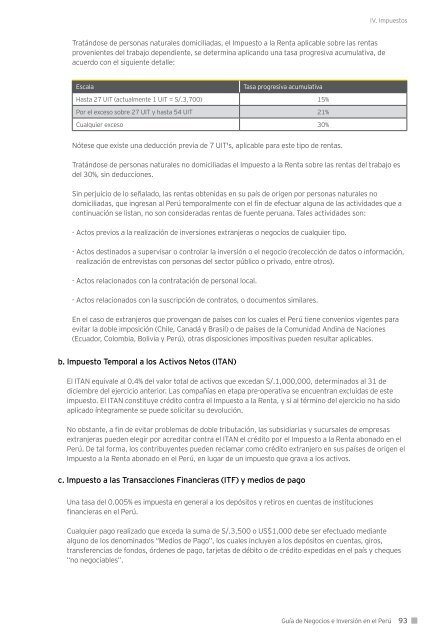 Guía de Negocios e Inversión en el Perú 