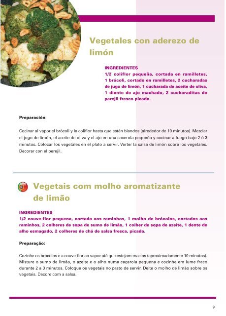 JATA Recetas para cocinar al vapor