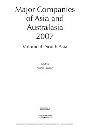 Major Companies of Asia and Australasia 2007 - Galeuk.com galeuk